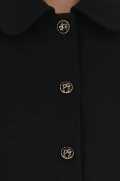 Dolce & Gabbana Jewel Buttoned Coat - Black -Cheap Vestureo Store 575d43cf27b8fb7c74273a3da335c705
