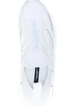 ( New Season ) Dolce & Gabbana Logo Printed Slip-On Sneakers - White 9 ( New Season ) Dolce & Gabbana Logo Printed Slip-On Sneakers - White -Cheap Vestureo Store 5839d98e341e817503f586c8cae39d1e
