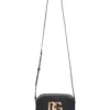 ( New Season ) Dolce & Gabbana 3.5 Logo Plaque Crossbody Bag - Black