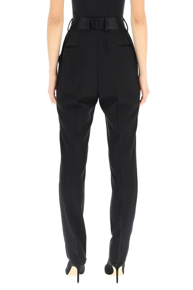 ( New Season ) Dolce & Gabbana Slim Fit High Waisted Pants - Black 3 ( New Season ) Dolce & Gabbana Slim Fit High Waisted Pants - Black - Image 3