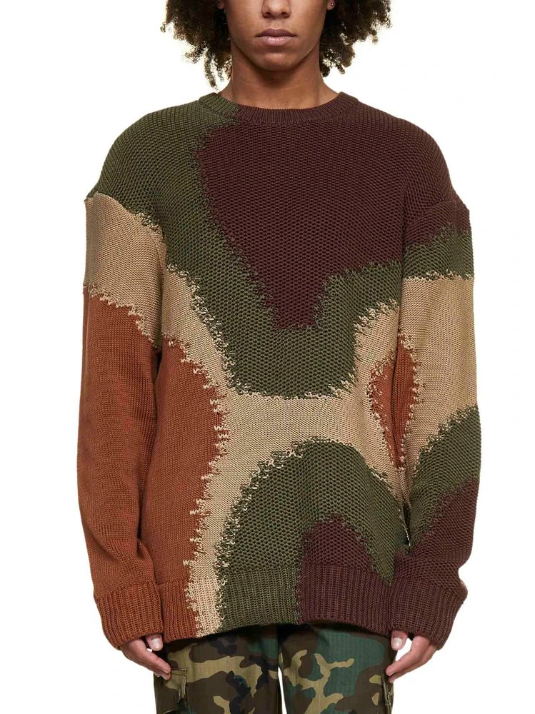 ( New Season ) Dolce & Gabbana Camouflage Round Neck Jumper - Multi 2 ( New Season ) Dolce & Gabbana Camouflage Round Neck Jumper - Multi - Image 2