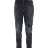 Dolce & Gabbana Distressed Straight Leg Jeans - Blue