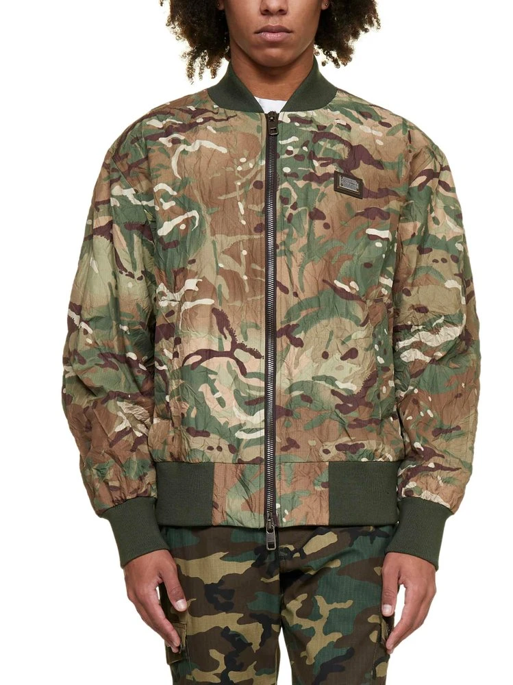 ( New Season ) Dolce & Gabbana Camouflage Printed Jacket - Multi 2 ( New Season ) Dolce & Gabbana Camouflage Printed Jacket - Multi - Image 2