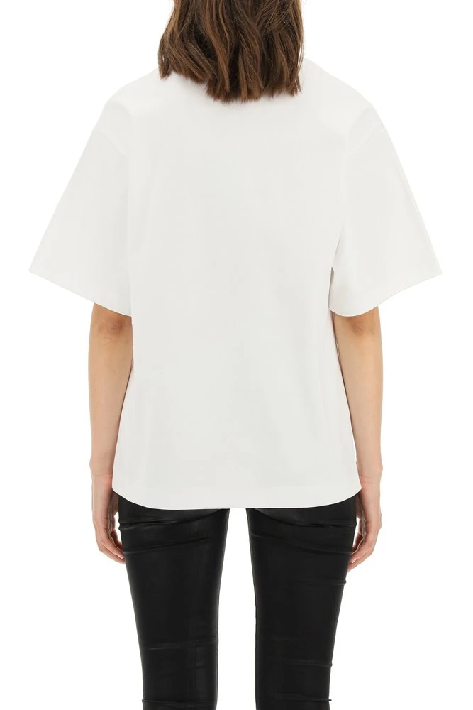 Dolce & Gabbana Diva Patch Jersey T-Shirt - White 3 Dolce & Gabbana Diva Patch Jersey T-Shirt - White - Image 3