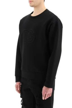( New Season ) Dolce & Gabbana Logo Embroidered Crewneck Sweatshirt - Black 7 ( New Season ) Dolce & Gabbana Logo Embroidered Crewneck Sweatshirt - Black -Cheap Vestureo Store 5aa35bbcc99c1e1befb7a600db3d55f1
