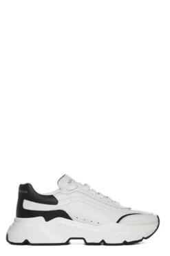 Dolce & Gabbana Daymaster Lace-Up Sneakers - White