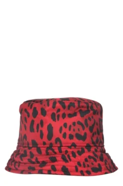 ( New Season ) Dolce & Gabbana Leopard Printed Bucket Hat - Multi