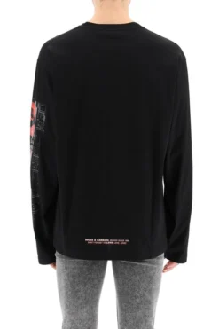 ( New Season ) Dolce & Gabbana Printed Long-Sleeved T-Shirt - Black -Cheap Vestureo Store 5c15cf7ffcc6b258094df92240f6c27f