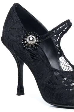 Dolce & Gabbana Jewelled Lace Pumps - Black 7 Dolce & Gabbana Jewelled Lace Pumps - Black -Cheap Vestureo Store 5ca1ec1a2ee57748c3f4f099fe734a97