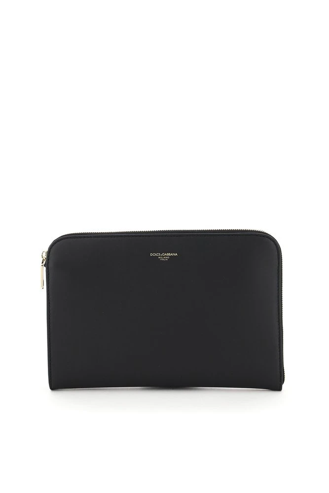 ( New Season ) Dolce & Gabbana Monreale Logo Clutch Bag - Black 1 ( New Season ) Dolce & Gabbana Monreale Logo Clutch Bag - Black