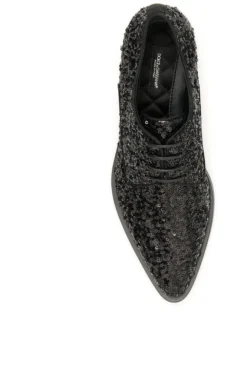 Dolce & Gabbana Sequinned Lace-Up Shoes - Black 7 Dolce & Gabbana Sequinned Lace-Up Shoes - Black -Cheap Vestureo Store 5d62edeef01617ab12eddecf2eb8e02d