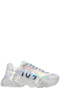 Dolce & Gabbana Daymaster Holographic Effect Sneakers - Silver
