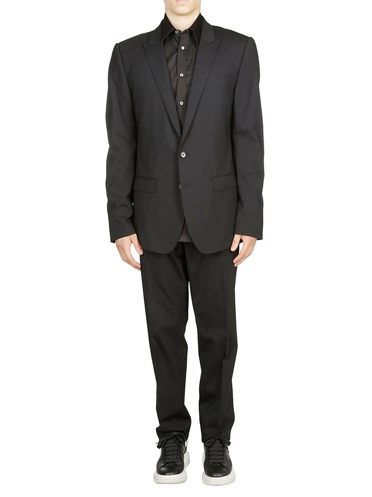 Dolce & Gabbana Tailored Two-Piece Suit - Black 4 Dolce & Gabbana Tailored Two-Piece Suit - Black - Image 4