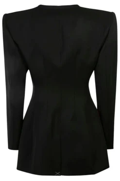 Dolce & Gabbana Double Breasted Shoulder Pad Blazer - Black 3 Dolce & Gabbana Double Breasted Shoulder Pad Blazer - Black -Cheap Vestureo Store 5fb4b6049e0757e986c1e13748885153
