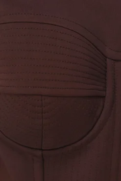 ( New Season ) Dolce & Gabbana Corset-Cut Top - Brown -Cheap Vestureo Store 5ff4aba2e6cb75af38bfcff08a5b15e7