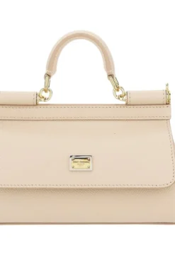 ( New Season ) Dolce & Gabbana Sicily Small Tote Bag - Pink