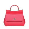 ( New Season ) Dolce & Gabbana Sicily Medium Tote Bag - Red