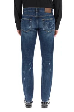 Dolce & Gabbana Distressed Denim Jeans - Blue -Cheap Vestureo Store 608436b252e1521e9e4ddac39454f09b