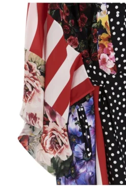 Dolce & Gabbana Patchwork Long Robe - Multi -Cheap Vestureo Store 60845b3dd61c1231c9de0180133ddb3b