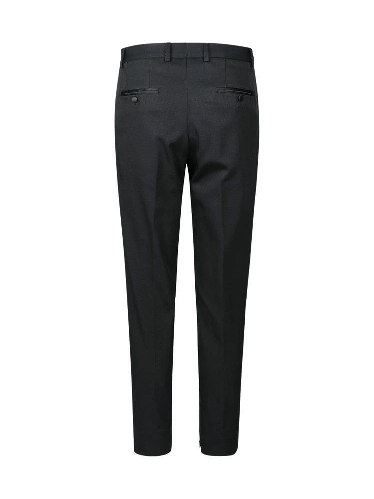 ( New Season ) Dolce & Gabbana Straight-Leg Tailored Trousers - Black 2 ( New Season ) Dolce & Gabbana Straight-Leg Tailored Trousers - Black - Image 2