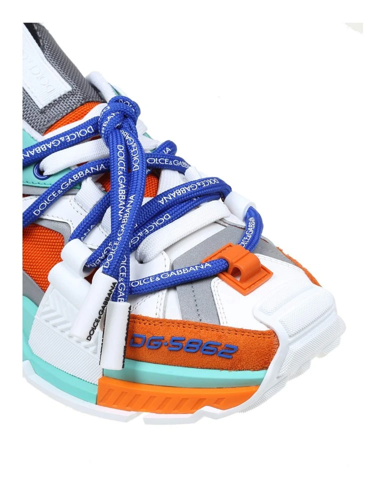 ( New Season ) Dolce & Gabbana Panelled Space Sneakers - Multi 5 ( New Season ) Dolce & Gabbana Panelled Space Sneakers - Multi - Image 5