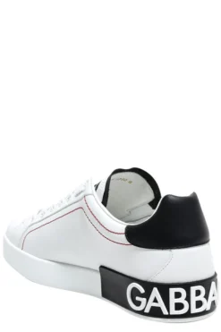 Dolce & Gabbana Portofino Low-Top Sneakers - White -Cheap Vestureo Store 61c352866d35f342d8b28bc208ec3861
