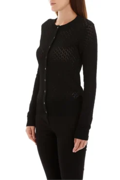 Dolce & Gabbana Knitted Crew-Neck Cardigan - Black -Cheap Vestureo Store 61ca9806fcc58e5e5e6445d4d68ee0c2