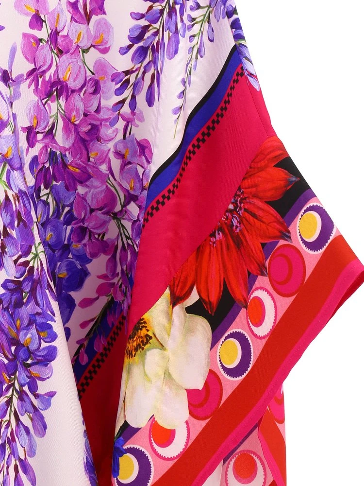 ( New Season ) Dolce & Gabbana Floral Printed Short-Sleeved Shirt - Multi 4 ( New Season ) Dolce & Gabbana Floral Printed Short-Sleeved Shirt - Multi - Image 4