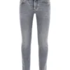Dolce & Gabbana Logo Plaque Straight-Leg Jeans - Grey