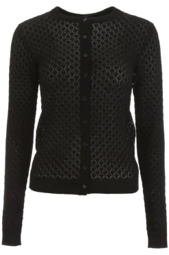 Dolce & Gabbana Knitted Crew-Neck Cardigan - Black