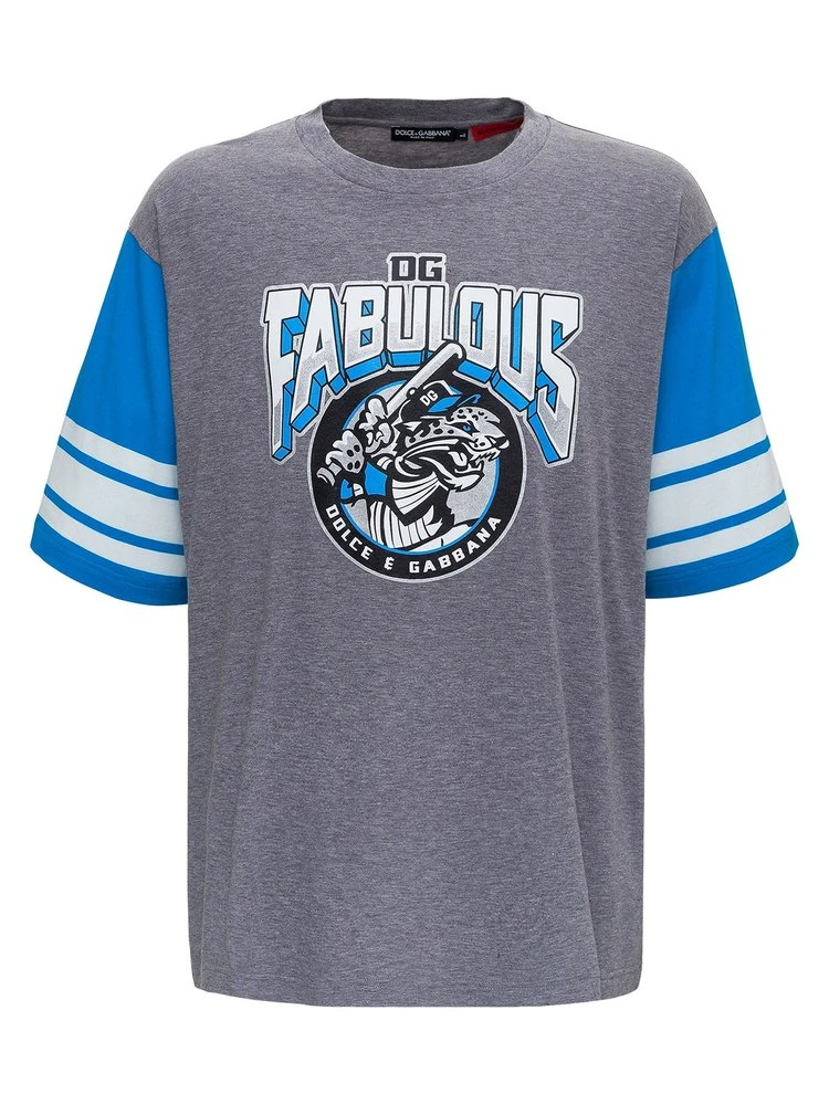 Dolce & Gabbana Royals Print T-Shirt - Multi 1 Dolce & Gabbana Royals Print T-Shirt - Multi