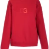 ( New Season ) Dolce & Gabbana Logo Patch Long-Sleeved Sweatshirt - Red
