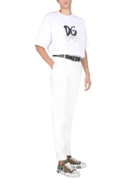 Dolce & Gabbana Straight Leg Trousers - White -Cheap Vestureo Store 62ba771e75025f942d3bed8e0683a9b8