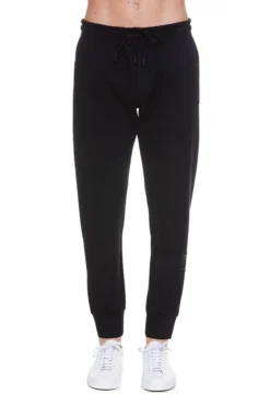 ( New Season ) Dolce & Gabbana Drawstring Elasticated Waist Track Pants - Black