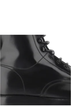 ( New Season ) Dolce & Gabbana Logo Plaque Lace-Up Boots - Black -Cheap Vestureo Store 63b906bdde19a8b22583665c4b3279bf