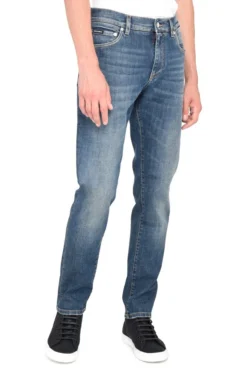 Dolce & Gabbana Distressed Effect Slim Fit Jeans - Blue -Cheap Vestureo Store 647444a8405b30101c522b05d1f8e51e