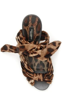 Dolce & Gabbana Leopard Print Sandals - Multi -Cheap Vestureo Store 647646dc77ff8452284607a3ffc68434