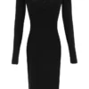 Dolce & Gabbana Long-Sleeve Fitted Dress - Black