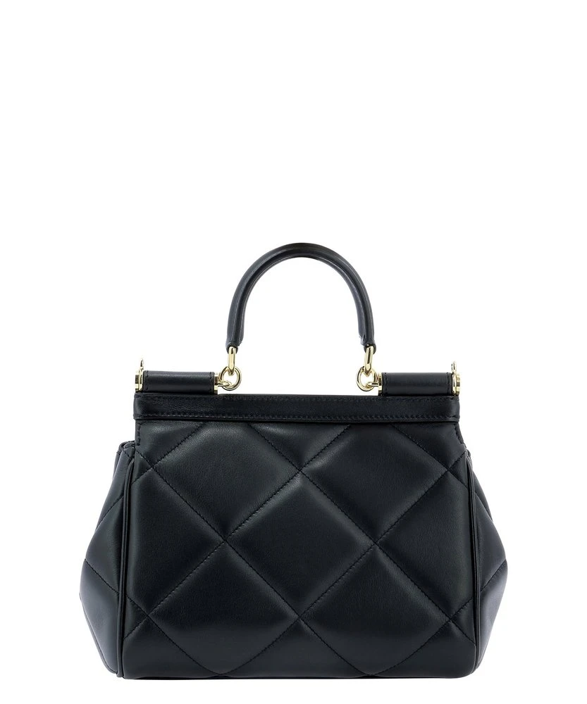 Dolce & Gabbana Sicily Quilted Shoulder Bag - Black 2 Dolce & Gabbana Sicily Quilted Shoulder Bag - Black - Image 2