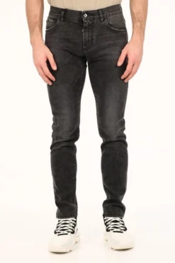 Dolce & Gabbana Straight Leg Jeans - Black
