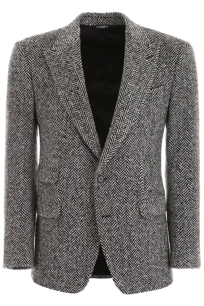 Dolce & Gabbana Single Breasted Blazer - Multi 1 Dolce & Gabbana Single Breasted Blazer - Multi