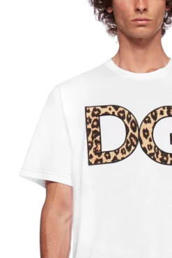 Dolce & Gabbana Monogram Logo T-Shirt - White -Cheap Vestureo Store 65b89f6d597fc31794f09ef50de1f2a8