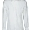 Dolce & Gabbana Jacquard Logo Tailored Shirt - White