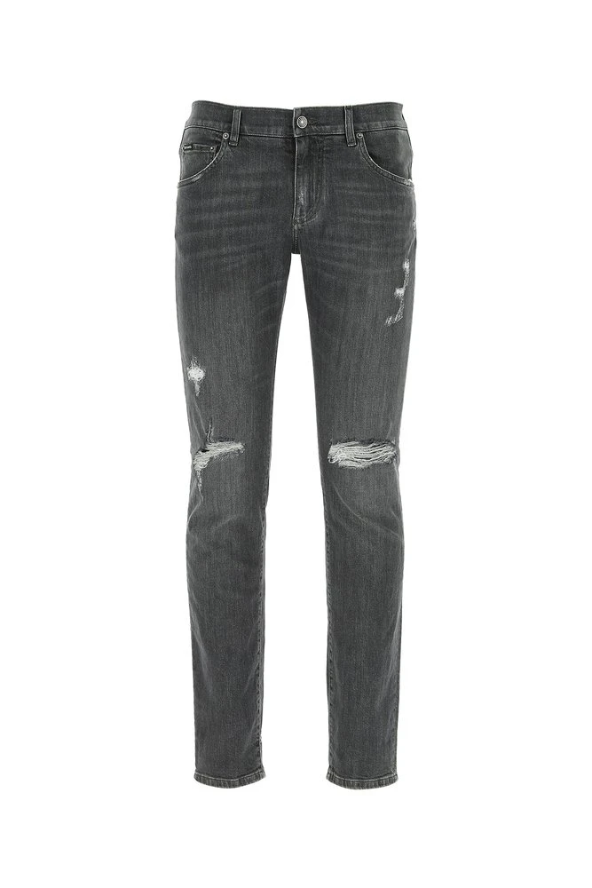 Dolce & Gabbana Ripped Skinny Leg Jeans - Black 1 Dolce & Gabbana Ripped Skinny Leg Jeans - Black