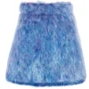 Dolce & Gabbana Textured Mini Skirt - Blue