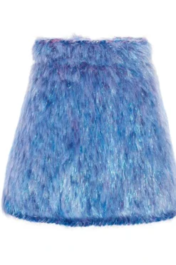 Dolce & Gabbana Textured Mini Skirt - Blue