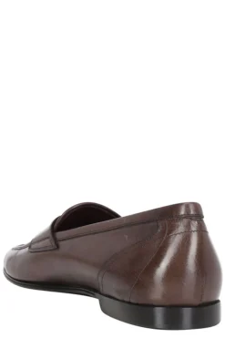 Dolce & Gabbana Monogram Plaque Loafers - Brown -Cheap Vestureo Store 67a43d765c53d2ac5108cde0b78fe7fe