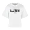 ( New Season ) Dolce & Gabbana Slogan Printed Crewneck T-Shirt - White