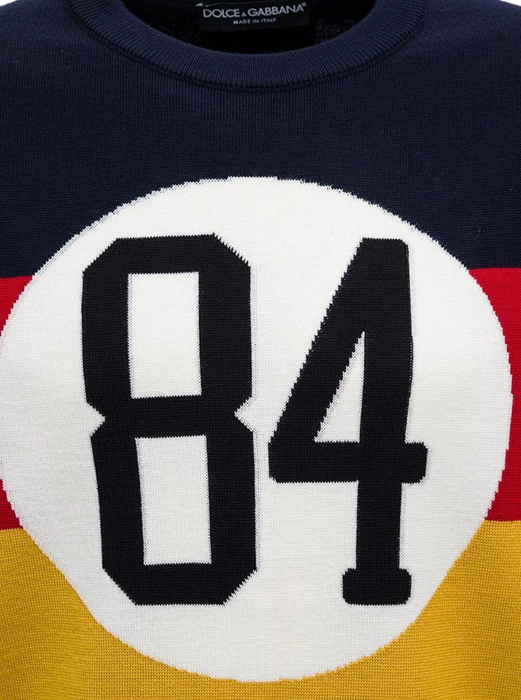 Dolce & Gabbana Colour Block Knit Jumper - Multi 6 Dolce & Gabbana Colour Block Knit Jumper - Multi - Image 6