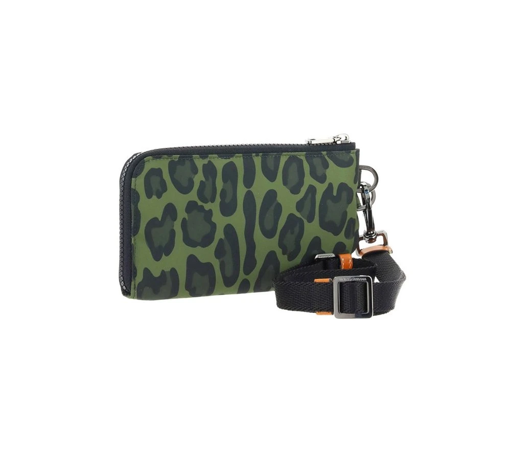 Dolce & Gabbana Logo Plaque Leopard Print Two-Piece Pouch - Multi 2 Dolce & Gabbana Logo Plaque Leopard Print Two-Piece Pouch - Multi - Image 2